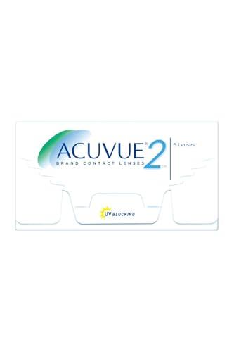 ACUVUE 2 - Lenti a contatto quindicinali - protezione UV;-6.50 diottrie; BC 8.7; DIA 14.00; 6 lenti