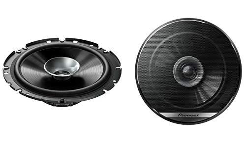 Pioneer TS-G1710F 17 cm altoparlante a doppia membrana (280W max. ciascuno, 40W sinus), suono potente, alta efficienza, profondità di installazione 49.7 mm, taglio di installazione 144 mm, con griglia