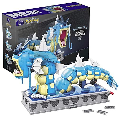 MEGA - Pokémon Kinetic Gyarados set di costruzioni con 2186 mattoncini e pezzi compatibili, arti snodati, set regalo per costruttori adulti, regalo per collezionisti HGC24