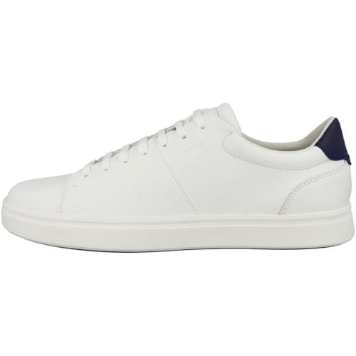 Geox U BALTMOORE A, Scarpe da Ginnastica Uomo, White, 43 EU