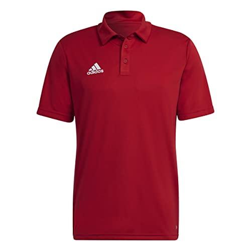 adidas Entrada 22 Polo Shirt, Maglietta Uomo, Team Power Red 2, S