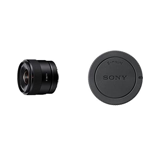 E 11 mm F1.8 di Sony |Grandangolo a focale fissa APS-C (SEL11F18) & ALC-B1EM Copriobiettivo per Corpo Fotocamera, Nero