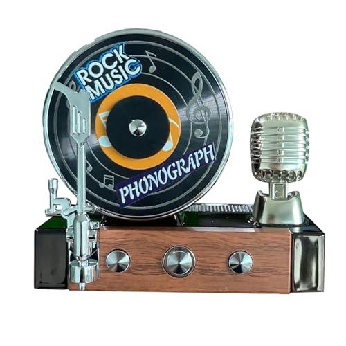 Record Player Air Frewisier Car Carref/Raddrizzatore D'aria Auto | Decorazione Aromaterapia Retrò Creativa Ad Energia Solare Uso Automobile