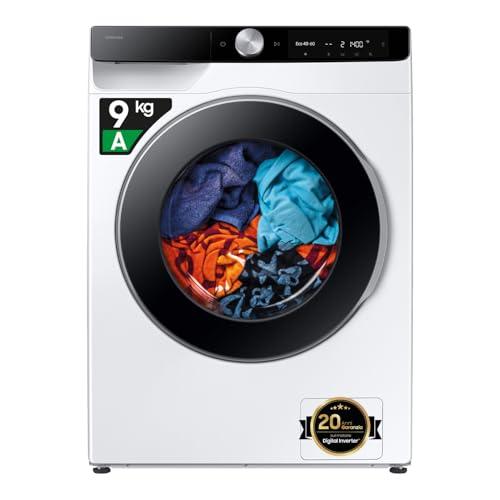 Samsung Lavatrice Slim AI Control WW90DG6G94LK/U3 Libera installazione, 9 Kg, Wifi, Ecodosatore, AI Energy Mode, Carica Frontale, Corpo: Bianco, Oblò e Pannello: Nero, 59,5l x 85h x 46,5p cm