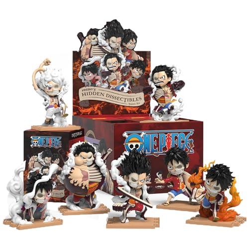 Mighty Jaxx Freeny's Hidden Dissectibles: One Piece Series 6 (Luffy Gears) | Figura da collezione con scatola a sorpresa | Contenitore con 6 personaggi