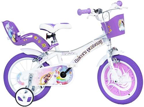 Dino Bikes Bicicletta bambina Unicorno 16 pollici Unicorn Academy