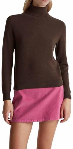 United Colors of Benetton Maglia Ciclista M/L 1002d2348, Maglione Donna, Marrone, XS