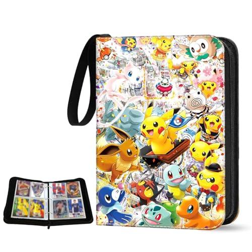 Album raccoglitore per carte 50 pagine 400 carte porta carte album, album di carte da collezione, porta carte per bambini, raccoglitore per documenti, organizer per ragazzi e ragazze, regalo per