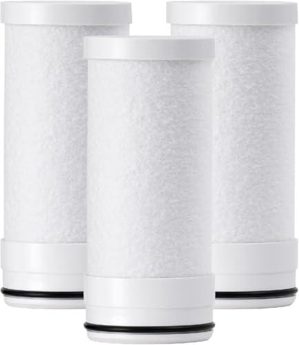 Waterdrop WD-FF-03A Filtro Sostitutivo per Rubinetto WD-FC-06, Riduce del 94,42% Cloro, Cattivo Sapore e Altro, Dura Fino a 9 Mesi (Confezione da 3)