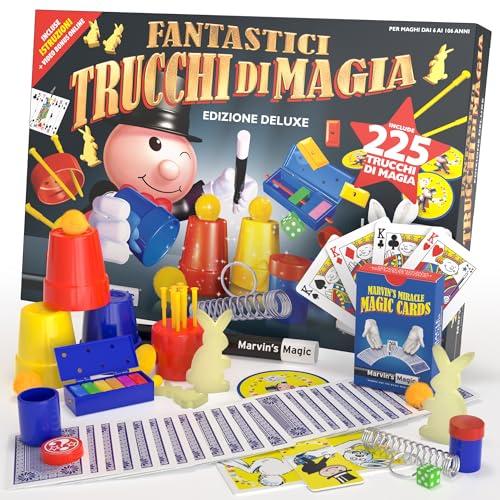 Marvin's Magic - Set per Bambini - Scatola di 225 Trucchi magici incredibili - Include Bacchetta, Carte e Molto Altro