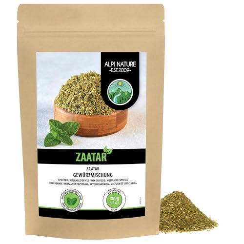 Alpi Nature Zaatar Spezia 250g, Miscela di Spezie Zaatar per Cucinare, Za'atar Libanese