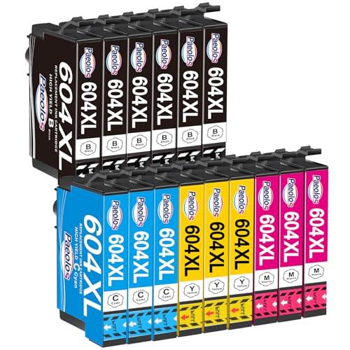 15x 604XL Cartucce Compatibili per Epson 604 604XL Multipack per Epson Expression Home XP-2200 XP-2205 XP-3200 XP-3205 XP-4200 XP-4205 Workforce WF-2910 WF-2930 WF-2950 (15 Pezzi)