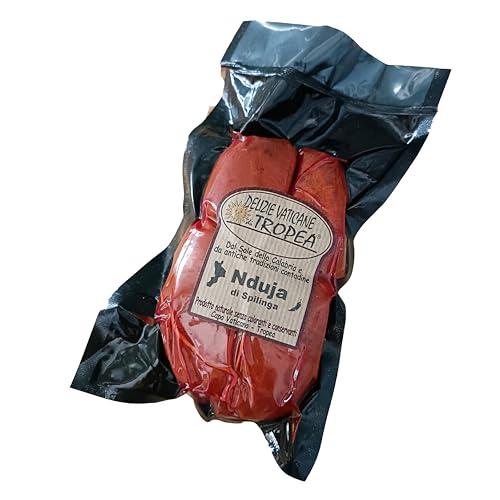Nduja Calabrese 400g – ‘Nduja di Spilinga Salame Piccante Spalmabile Artigianale di Puro Suino - 100% Naturale - Prodotti Calabresi Tipici - Made in Italy – Delizie Vaticane di Tropea