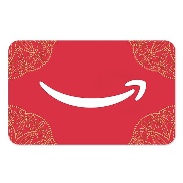 Amazon eGift Card - Red Rosettes (Animated)