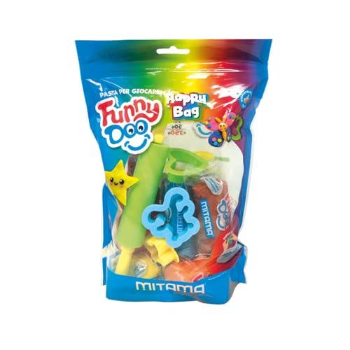 Mitama Happy Bag Funny Doo, Pasta da modellare, Scatola Gioco con formine, 14 pezzi, da 3 anni in su, Gioco e Tempo Libero, Bambini
