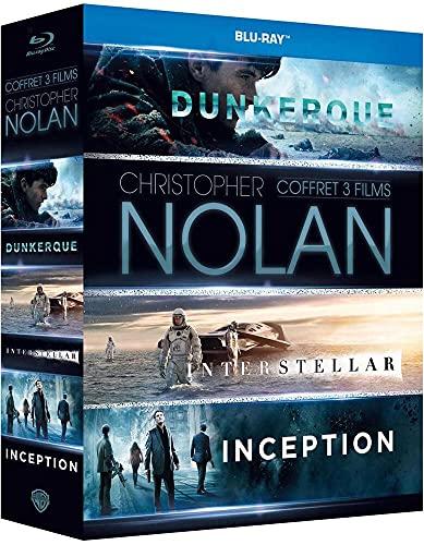 Christopher nolan - coffret 3 films : inception + interstellar + dunkerque
