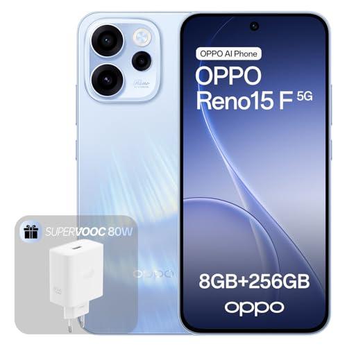 OPPO Reno15 F 5G Smartphone Sbloccato, 8+256GB, Fotocamera Grandangolare 50MP FOV 100°, Display 6.57