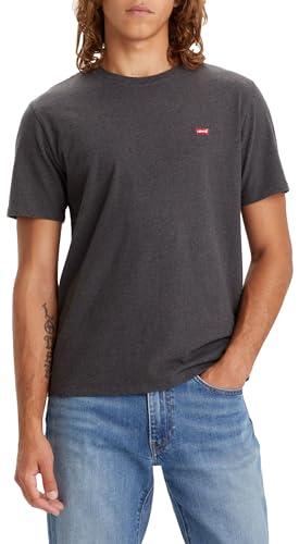 Levi's Ss Original Housemark Tee, T-shirt Uomo, Dark Charcoal Heather Dkr, XXL