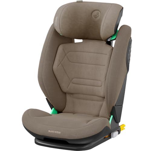 Maxi-Cosi RodiFix Pro² i-Size, ISOFIX Seggiolino Auto, 3 posizioni, 3,5-12 anni, 100-150 cm, ClimaFlow, Altezza Regolabile, Protezione Impatti Laterali G-CELL, Authentic Truffle
