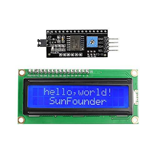 SunFounder IIC/I2C/TWI I2C LCD1602 Display Module compatible with Arduino and Raspberry Pi