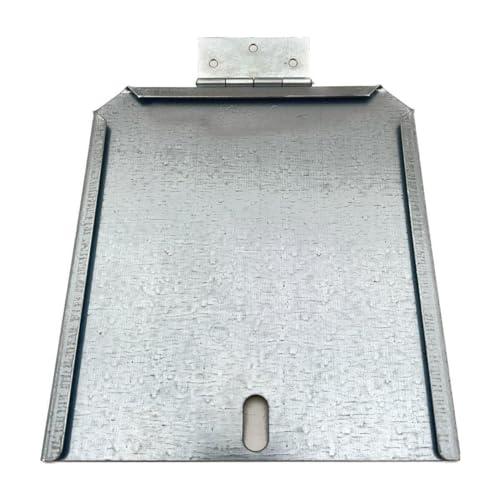 Portatarga con cerniera in acciaio ZINCATO 165x165 mm