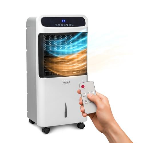 Climatizzatore Portatile 4-in-1 80/2000W: Riscaldamento, Raffreddamento, Umidificatore e Purificatore d'Aria, Facile da Spostare - Ideale per Stanze fino a 80m², 61x32x33cm