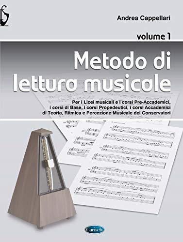 Metodo di Lettura Musicale Vol. 1 Cappellari | Metodo Progressivo Lettura Musicale Studenti Insegnanti | Libro Solfeggio Training Ritmo Teoria Percezione | Spartiti Guida Studio Principianti