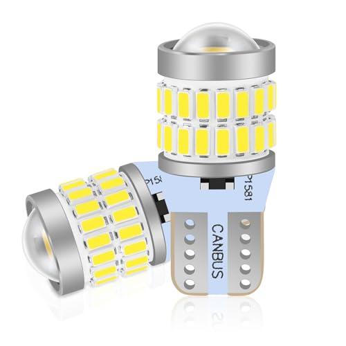 XELORD Lampadina W5W T10 LED 6000K Bianco Super Bright 168 282,Versione Aggiornata,Per Interni Auto Luce a Cuneo,a Cupola,di Lettura Luci Targa e di Posizione DC 12V,2PCS
