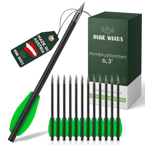 HOME WOODS Crossbow - Frecce per balestra in carbonio da 50 a 80 LBS per caccia, balestra, bersaglio di precisione, tiro con l'arco