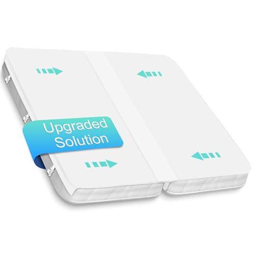 HOMCA Ponte per Letto Materassi - Unisci Materassi Singoli In Matrimoniale, 200x190cm Kit Ponte Letto Extra Largo Lenzuola Aggiuntive, 3 Cinghia per Materasso Regolabile, Cuneo per Materassi