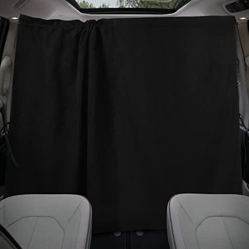 ZATOOTO Tenda Divisoria Privacy per Auto Camper, Tendina Parasole Auto Interno Bambini in Scamosciata Spessa 180 * 101cm (Dimensioni Grandi)