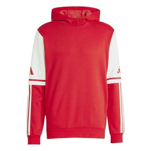 Adidas Uomo SQUADRA25 Sweat Hoody, Team Power Red 2/White, XL Long