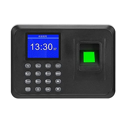 Macchina per la rilevazione delle presenze con impronte digitali, registratore con orologio biometrico con display 2, 4 pollici, lettore per il check in dei dipendenti, di