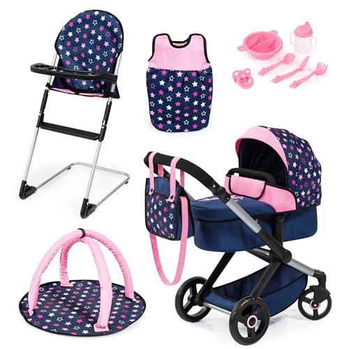 BAYER - Dolls pram Xeo deluxe set (17016AD)