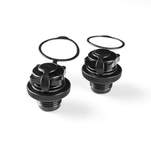 WeddHuis 2 Pez Valvola Dell'aria Gonfiabile per Barche,Valvola a vite Dell'aria Kayak,Valvola Dell'aria Anti-perdite a Spirale Gommoni,Valvola Dell'aria Anti-Perdite a Spirale Barche,Gommone