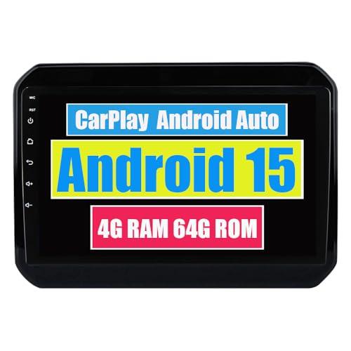 RoverOne Car Stereo CarPlay Head Unit per Suzuki Ignis 2016 2017 2018 2019 2020 Android Auto Touch Screen Sat Navi Bluetooth WiFi Radio Player
