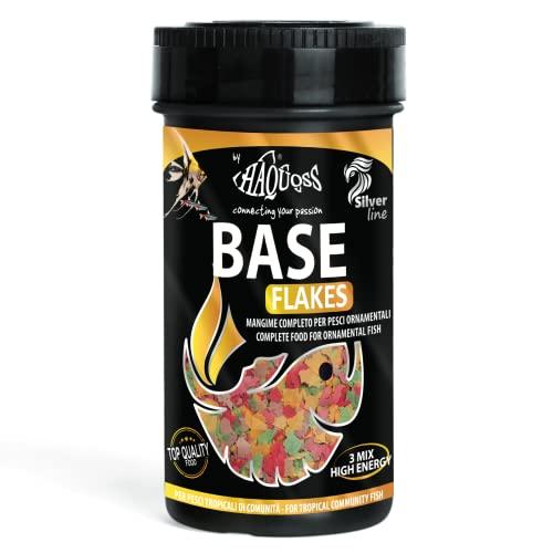 Haquoss Baseflake Mangime in Scaglie per Pesci Tropicali, 250 ml/38 gr
