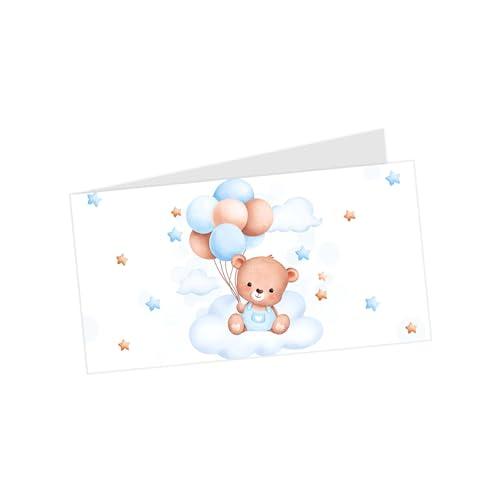 BIGLIETTINI BOMBONIERA Nascita Battesimo Compleanno Bambino Kit da 45 PZ Personalizzati (5)