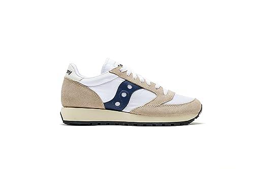 Saucony Jazz Original Vintage, Scarpe da ginnastica Donna, Bianco Blu, 37 EU