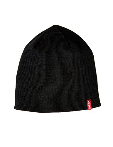 Levi's Otis Beanie, Cuffia Unisex - Adulto, Nero (Black), Medium (Taglia Produttore: S/M)