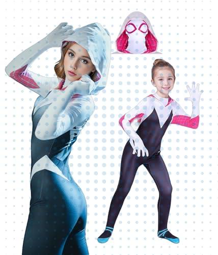 ChouGlow Costume per Bambini adulti,cosplay costume da con maschera per Halloween, carnevale (GW, 150)