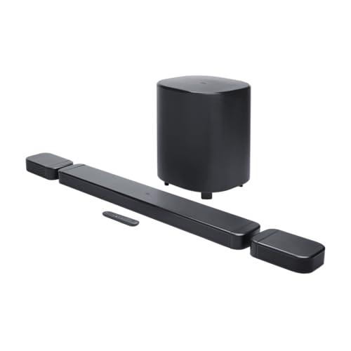 JBL Bar 800 MK2, Soundbar Bluetooth a 7.1 Canali per TV con Altoparlanti Rimovibili, Subwoofer da 10”, Audio Surround Dolby Atmos, HDMI eARC, Wi-Fi, Video 4K, PureVoice 2.0 e MultiBeam 3.0, Nero