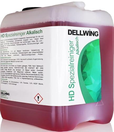 DELLWING HD detergente speciale alcalino 2.5L - concentrato di detergente ad ultrasuoni di alta qualità per la pulizia di parti di automobili come carburatori, teste dei cilindri