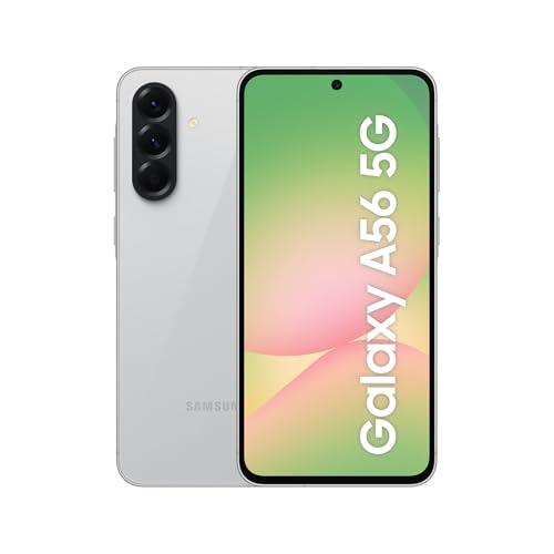 Samsung Galaxy A56 5G, Smartphone con Funzioni intelligenti, 3 anni di Garanzia del produttore, Display Super AMOLED 6.7”, 8GB RAM, 128GB, 5.000 mAh, IP67, Awesome Lightgray [Versione Italiana]
