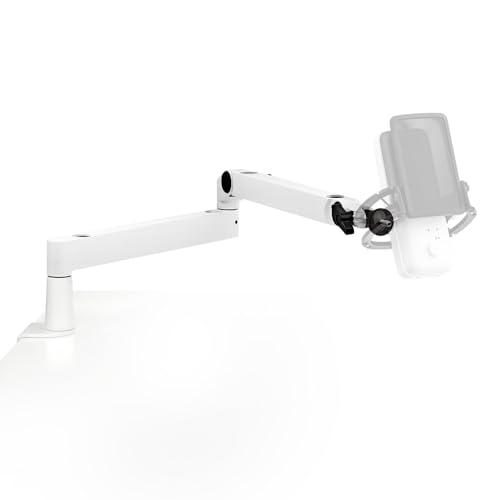 Elgato Wave Mic Arm LP White - Braccio snodabile a profilo basso, canaline per cavi a scomparsa, interamente in metallo, versatile morsetto da scrivania, studio, trasmissioni, streaming