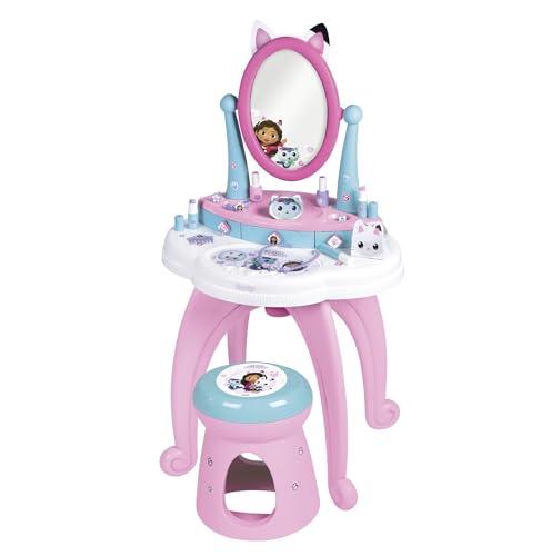 Smoby - Gabby Specchiera 2 in 1, 7600320254, +3 anni, 2in1, tanti accessori, trucchi finti non utilizzzabili