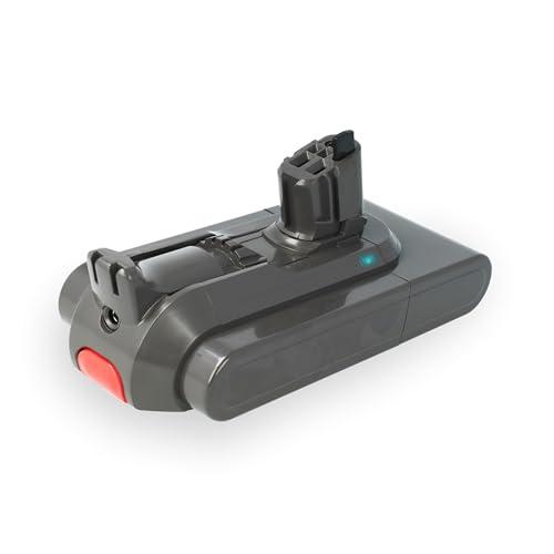 vhbw batteria sostituisce Dyson 970425-01, 970938-01, 970343-06, 355983 per aspirapolvere (3600mAh, 25,2V, Li-Ion, grigio scuro)