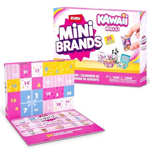 Mini Brands Kawaii Calendario dell'Avvento di ZURU, giocattoli Seaonal da collezione per ragazze