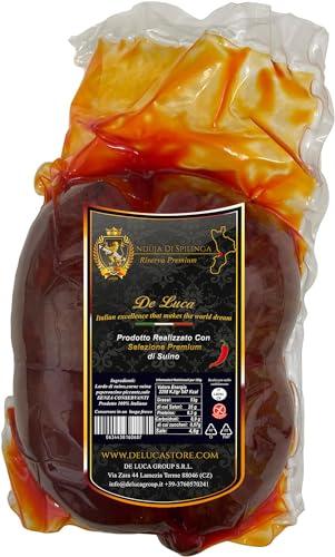 Nduja Di Spilinga Riserva Premium Di Suino De Luca 100% italiana Made In Calabria De Luca L'eccellenza Italiana Che Fa Sognare Il Mondo 400g