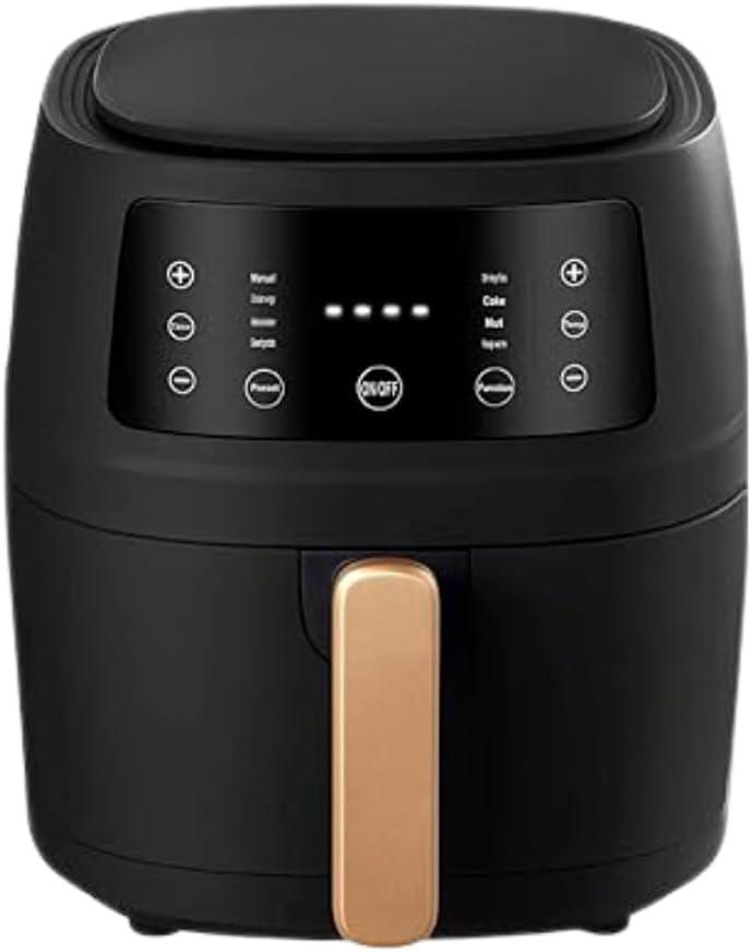 Friggitrice ad Aria Digitale 8 Litri Silver Crest, Programmi Preimpostati - Meno Olio - Display Digitale - 2400W - Display Touch Screen, DESIGN